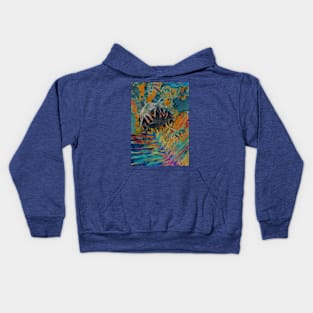 ABSTRACT SUNFLOWER COLORFUL Kids Hoodie